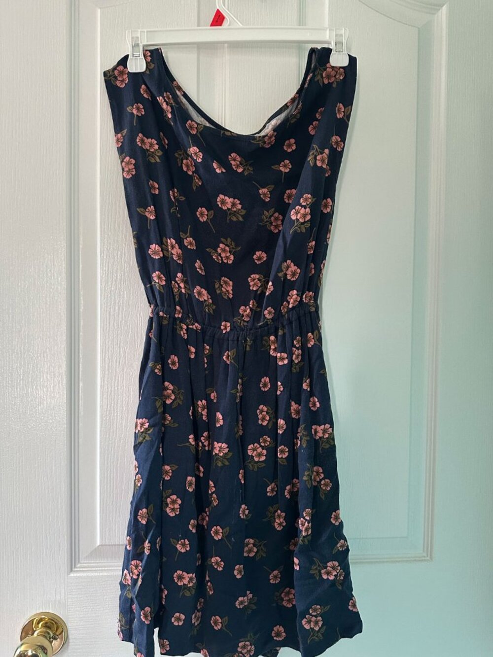 Twik by Simons Floral Sundress - Navy Blue